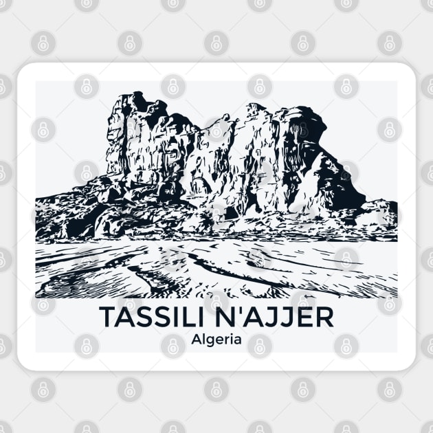 Tassili n'Ajjer - Algeria Sticker by Lakeric